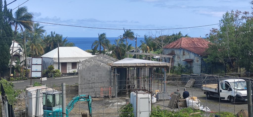 chantier halte routière de Saint Philippe